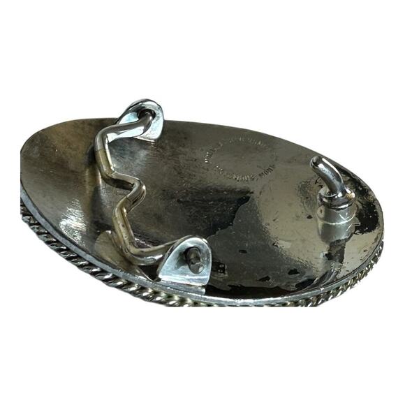 Vintage Montana Silversmiths Floral Heart Flowers Belt Buckle Girls Teen Cowgirl main image 14